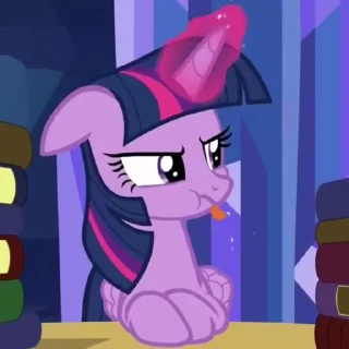 😋 emoji Twilight Sparkle Animated Telegram sticker 16 of 63