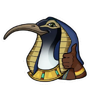 👍 emoji Боги Египта Telegram sticker 12 of 20