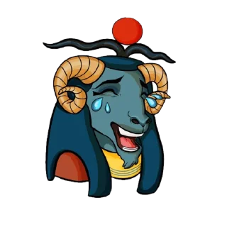 🤣 emoji Боги Египта Telegram sticker 5 of 20