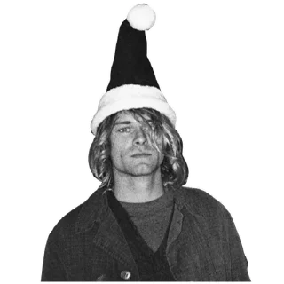 ☹️ emoji Kurt Cobain @stickersb2b Telegram sticker 9 of 27