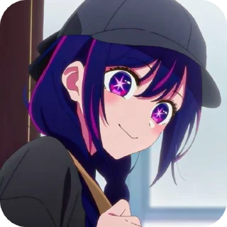 🎤 emoji HOSHINO AI BY @kur_ruk : @fStikBot Telegram sticker 16 of 26