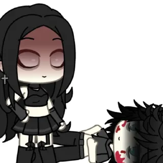 ☠️ emoji гача срача Telegram sticker 18 of 31