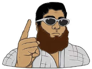 👆 emoji Арсен Маркарян Telegram sticker 17 of 79