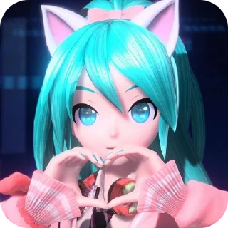 ❤ emoji The nyashki Telegram sticker 12 of 80