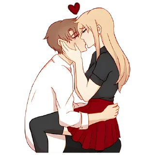 😘 emoji Любовь в воздухе 3 @Nyasticks Telegram sticker 16 of 25