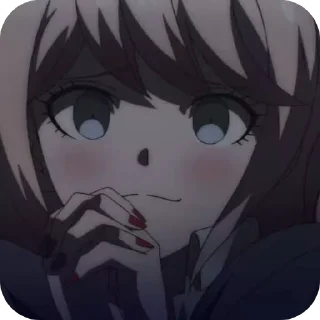 ☺ emoji 💛Junko Enoshima/by @angeldokidoki ❤ Telegram sticker 11 of 73