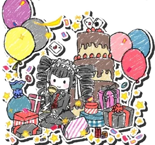 🃏 emoji Celectia Ludenberg Telegram sticker 21 of 55