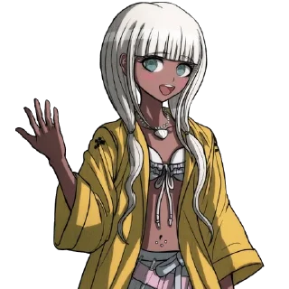 🤚 emoji NDR V3. Angie Yonaga/Kokichi Ouma Telegram sticker 18 of 28