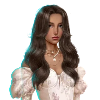 😑 emoji Лайя и Ноэ Telegram sticker 10 of 63