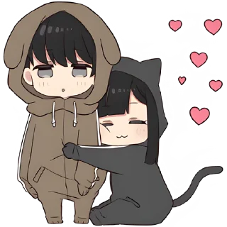 🥰 emoji Юрудура-тян (В2) @Nyasticks Telegram sticker 5 of 26