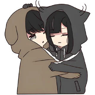 😇 emoji Юрудура-тян 2 @Nyasticks Telegram sticker 12 of 41