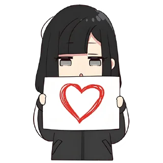 ❤️ emoji Юрудура-тян @Nyasticks Telegram sticker 18 of 41