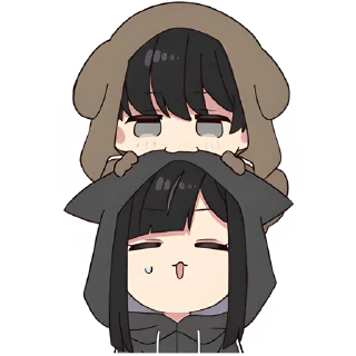 🫣 emoji Юрудура-кун (В2) @Nyasticks Telegram sticker 13 of 26