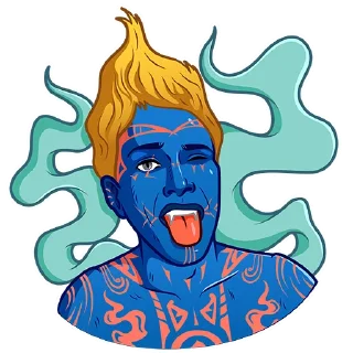😜 emoji KING – Super stickers | @kingcondoms Telegram sticker 10 of 20