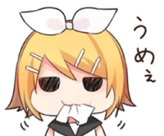 🙄 emoji Рин Telegram sticker 12 of 81