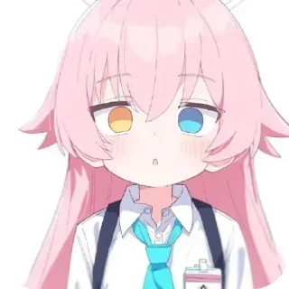 😯 emoji Hoshino ❤️ Telegram sticker 8 of 44