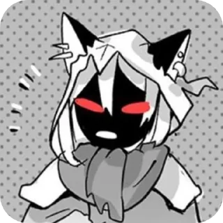 😶 emoji Адский кот Telegram sticker 21 of 92