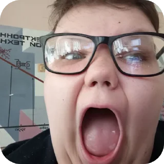 👓 emoji Бабровая хата, йоу🔫 Telegram sticker 7 of 25