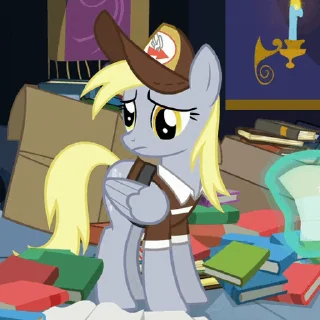 😣 emoji Derpy | @MLP_AnimatedStickers Telegram sticker 9 of 49