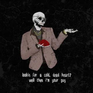 🫀 emoji Mr.Skeleton TONY Telegram sticker 8 of 65