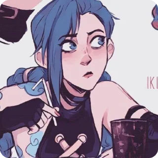❓ emoji ~Jinx~🔫 Telegram sticker 13 of 14