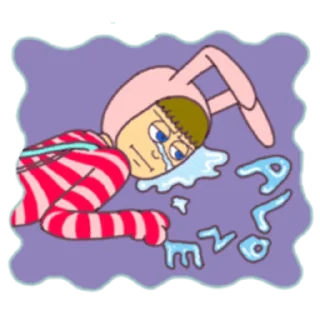 Sticker from Popee the performer