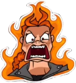🤬 emoji Metal Family, Viki (qzzvnt) Telegram sticker 7 of 54