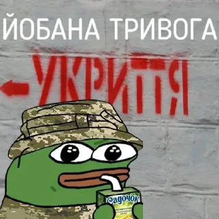 🚨 emoji Пепе в ЗСУ | @nalipki Telegram sticker 1 of 25