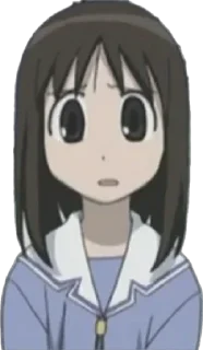 😧 emoji Azumanga! Telegram sticker 7 of 78
