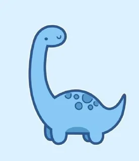 🌟 emoji Dinosaur Telegram sticker 9 of 10