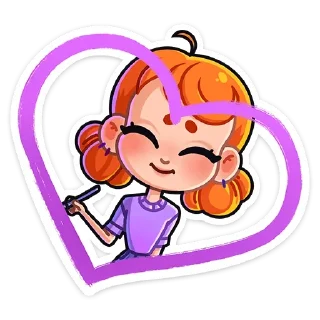 ❤️ emoji Ника (@TgSticker) Telegram sticker 11 of 48