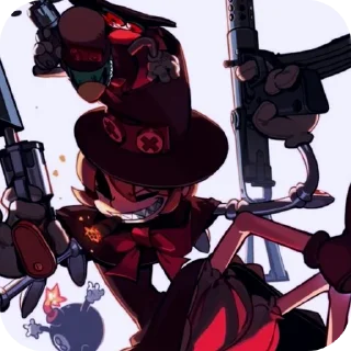 🔫 emoji «~💥𝑃𝑒𝑎𝑐𝑜𝑐𝑘💣~» Telegram sticker 24 of 120