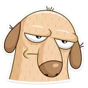 😕 emoji Diggy Dog loves memes Telegram sticker 11 of 41