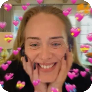 🫥 emoji Adele by @savelev_2006 Telegram sticker 14 of 67