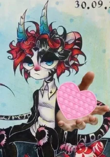 ❤️‍🔥 emoji Эстетика бои Telegram sticker 22 of 120