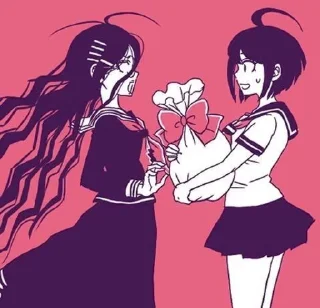 💓 emoji ТокоФукава/КомаруНаэги Telegram sticker 13 of 50