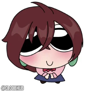 🥵 emoji @EARTH928B ⌥ ДАНДАДАН СТИКЕРЫ ТЕЛЕГРАМ DANDADAN TG Telegram sticker 5 of 30