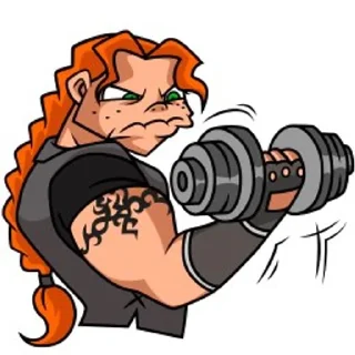 💪 emoji Виктория Telegram sticker 7 of 52