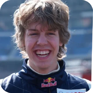 🥰 emoji Sebastian Vettel & Mark Webber Telegram sticker 20 of 101