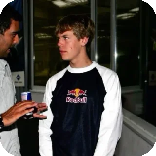 🫤 emoji Sebastian Vettel & Mark Webber Telegram sticker 19 of 101