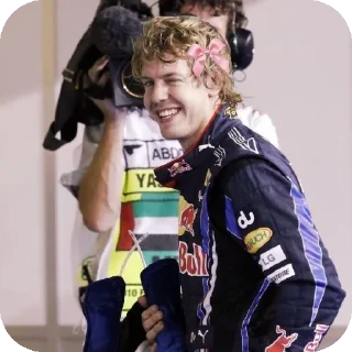 ❤ emoji Sebastian Vettel & Mark Webber Telegram sticker 24 of 101