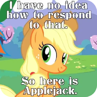 🖼 emoji Applejack /@lx_zyr Telegram sticker 11 of 76