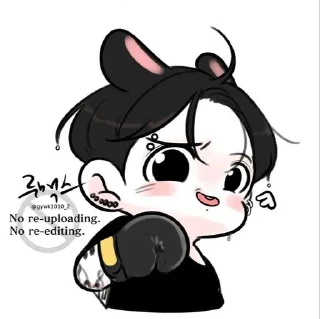 🖤 emoji jk by @chonjcksn Telegram sticker 13 of 120