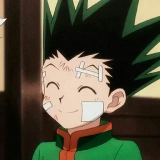 🍃 emoji 💚Gon Freecss✨ Telegram sticker 8 of 81