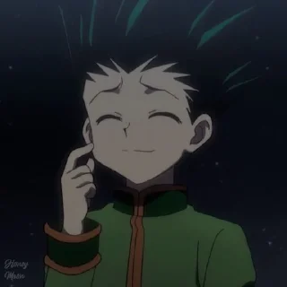 🍃 emoji 💚Gon Freecss✨ Telegram sticker 24 of 81