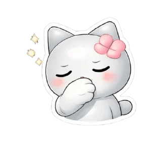 🤭 emoji kitti mew (@myorfikk) Telegram sticker 22 of 24