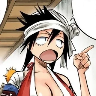 Sticker from Kukaku Shiba (@stikerybleach)