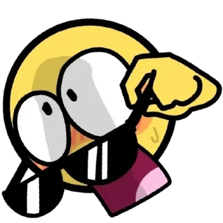 😮 emoji Cursed emoji by Blaiz Telegram sticker 12 of 63
