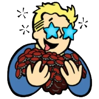 😍 emoji Vault-Tec Boy       @kanadiesstikswe Telegram sticker 14 of 33