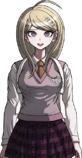 😕 emoji Kaede Akamatsu Telegram sticker 8 of 50